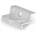 Klema boczna / końcowa PV do paneli o grubości ramy 30 mm (srebrna)